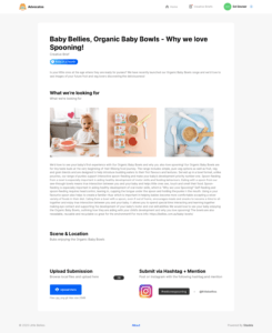 Little Bellies Creative Brief