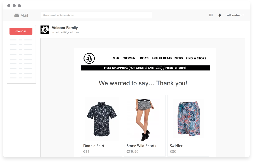 Order follow up emails Order follow up emails