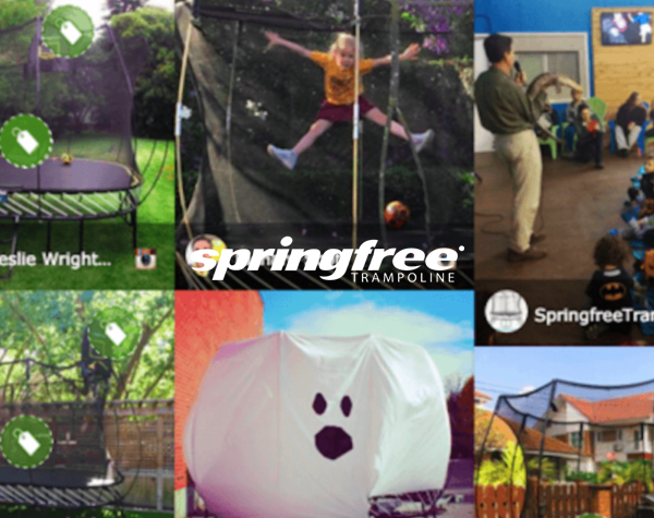 Springfree Trampoline Connects UGC to Purchase