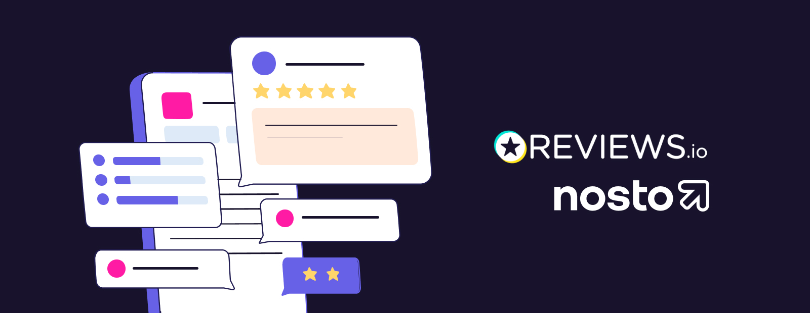 Nosto and REVIEWS.io launch new integration, boosting ecommerce conversions by combining product discovery with social proof