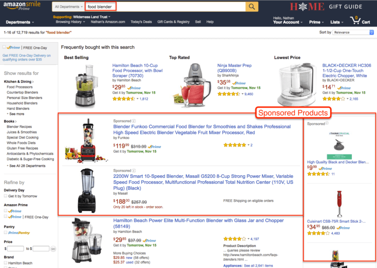 Amazon on-page SEO