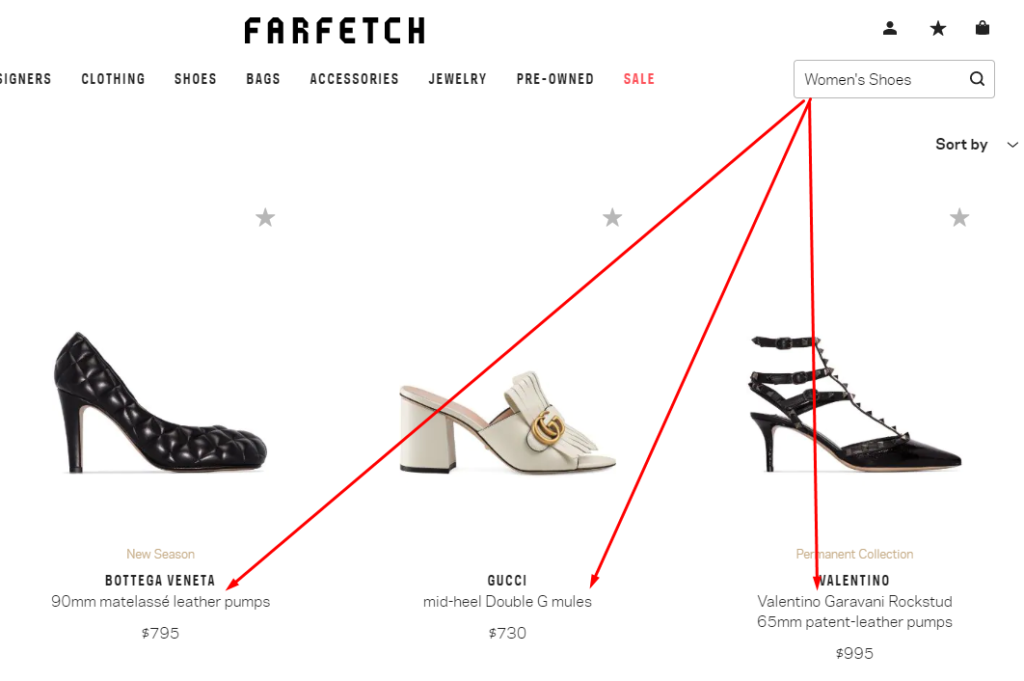 Ecommerce best practice from Farfetch