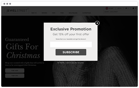 Capture valuable email addresses Capture valuable email addresses