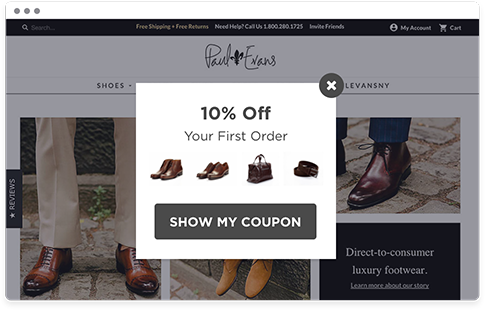 Increase conversion for first time visitors Increase conversion for first time visitors